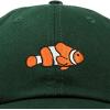 imageDALIX Clownfish Baseball Cap Tropical Dad Hat for Men Womens HatsDark Green