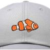imageDALIX Clownfish Baseball Cap Tropical Dad Hat for Men Womens HatsGray