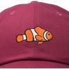 imageDALIX Clownfish Baseball Cap Tropical Dad Hat for Men Womens HatsMaroon