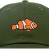 imageDALIX Clownfish Baseball Cap Tropical Dad Hat for Men Womens HatsOlive