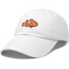 imageDALIX Clownfish Baseball Cap Tropical Dad Hat for Men Womens HatsWhite