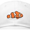 imageDALIX Clownfish Baseball Cap Tropical Dad Hat for Men Womens HatsWhite