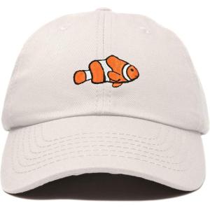 imageDALIX Clownfish Baseball Cap Tropical Dad Hat for Men Womens HatsBeige