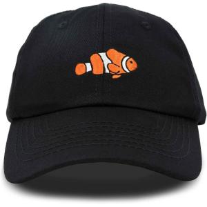 imageDALIX Clownfish Baseball Cap Tropical Dad Hat for Men Womens HatsBlack