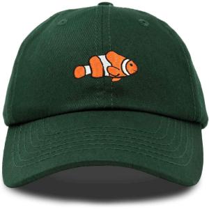 imageDALIX Clownfish Baseball Cap Tropical Dad Hat for Men Womens HatsDark Green