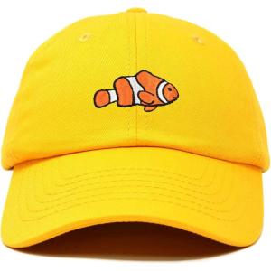 imageDALIX Clownfish Baseball Cap Tropical Dad Hat for Men Womens HatsGold