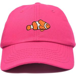 imageDALIX Clownfish Baseball Cap Tropical Dad Hat for Men Womens HatsHot Pink