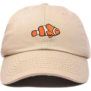 imageDALIX Clownfish Baseball Cap Tropical Dad Hat for Men Womens HatsKhaki