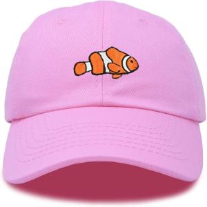 imageDALIX Clownfish Baseball Cap Tropical Dad Hat for Men Womens HatsLight Pink