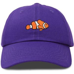 imageDALIX Clownfish Baseball Cap Tropical Dad Hat for Men Womens HatsPurple