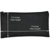 imageDALIX Zipper Bank Deposit Money Bags Cash Coin Pouch 6 Pack in BlackBlack