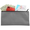 imageDALIX Zipper Bank Deposit Money Bags Cash Coin Pouch 6 Pack in BlackGray