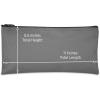 imageDALIX Zipper Bank Deposit Money Bags Cash Coin Pouch 6 Pack in BlackGray