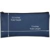 imageDALIX Zipper Bank Deposit Money Bags Cash Coin Pouch 6 Pack in BlackNavy Blue