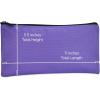 imageDALIX Zipper Bank Deposit Money Bags Cash Coin Pouch 6 Pack in BlackPurple