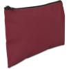 imageDALIX Bank Bags Money Pouch Security Deposit Utility Zipper Coin Bag in BlackMaroon