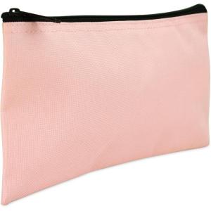 imageDALIX Bank Bags Money Pouch Security Deposit Utility Zipper Coin Bag in BlackPink
