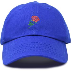 imageDalix Rose Hat KhakiRoyal Blue