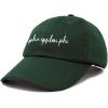 imageDALIX Alpha Epsilon Phi Sorority Hat Womens Cursive Baseball CapDark Green