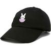imageDALIX Cute Easter Bunny Kids Hat Embroidered Girls Baseball CapBlack