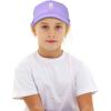 imageDALIX Cute Easter Bunny Kids Hat Embroidered Girls Baseball CapLavender