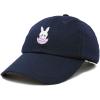 imageDALIX Cute Easter Bunny Kids Hat Embroidered Girls Baseball CapNavy Blue