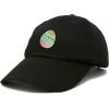 imageDALIX Elegant Colorful Egg Easter Hat Womens Embroidered Baseball CapBlack