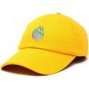 imageDALIX Elegant Colorful Egg Easter Hat Womens Embroidered Baseball CapGold