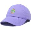 imageDALIX Elegant Colorful Egg Easter Hat Womens Embroidered Baseball CapLavender