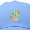 imageDALIX Elegant Colorful Egg Easter Hat Womens Embroidered Baseball CapLight Blue