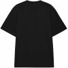 imageDALIX Lil Matcha Relaxed Heavy Cotton Short Sleeve Summer Tee MensBlack