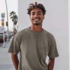 imageDALIX Lil Matcha Relaxed Heavy Cotton Short Sleeve Summer Tee MensLatte