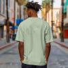 imageDALIX Lil Matcha Relaxed Heavy Cotton Short Sleeve Summer Tee MensLaurel