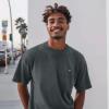 imageDALIX Lil Matcha Relaxed Heavy Cotton Short Sleeve Summer Tee MensSpace Gray