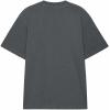 imageDALIX Lil Matcha Relaxed Heavy Cotton Short Sleeve Summer Tee MensSpace Gray