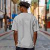 imageDALIX Lil Matcha Relaxed Heavy Cotton Short Sleeve Summer Tee MensStone