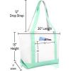 imageHappy Easter Womens Classic Premium Embroidered Tote BagMint Green