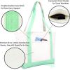imageHappy Easter Womens Classic Premium Embroidered Tote BagMint Green