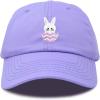 imageDALIX Cute Easter Bunny Kids Hat Embroidered Girls Baseball CapLavender
