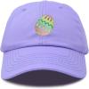 imageDALIX Elegant Colorful Egg Easter Hat Womens Embroidered Baseball CapLavender
