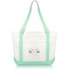 imageHappy Easter Womens Classic Premium Embroidered Tote BagMint Green