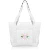 imageHappy Easter Womens Classic Premium Embroidered Tote BagWhite