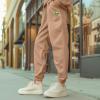 imageDALIX Alien Embroidery Relaxed Sweatsuit Set Hoodie Jogger Soft Fleece Relaxed Fit Lounge MensCamel