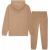 imageDALIX Alien Embroidery Relaxed Sweatsuit Set Hoodie Jogger Soft Fleece Relaxed Fit Lounge MensCamel