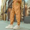 imageDALIX Alien Embroidery Relaxed Sweatsuit Set Hoodie Jogger Soft Fleece Relaxed Fit Lounge MensPeanut