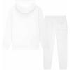 imageDALIX Alien Embroidery Relaxed Sweatsuit Set Hoodie Jogger Soft Fleece Relaxed Fit Lounge MensWhite