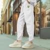 imageDALIX Alien Embroidery Relaxed Sweatsuit Set Hoodie Jogger Soft Fleece Relaxed Fit Lounge MensWhite