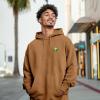 imageDALIX Alien Embroidery Washed Sweatsuit Set Hoodie Jogger Soft Fleece Relaxed Fit Lounge MensCamel