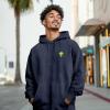 imageDALIX Alien Embroidery Washed Sweatsuit Set Hoodie Jogger Soft Fleece Relaxed Fit Lounge MensDenimblue