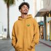 imageDALIX Alien Embroidery Washed Sweatsuit Set Hoodie Jogger Soft Fleece Relaxed Fit Lounge MensMustard